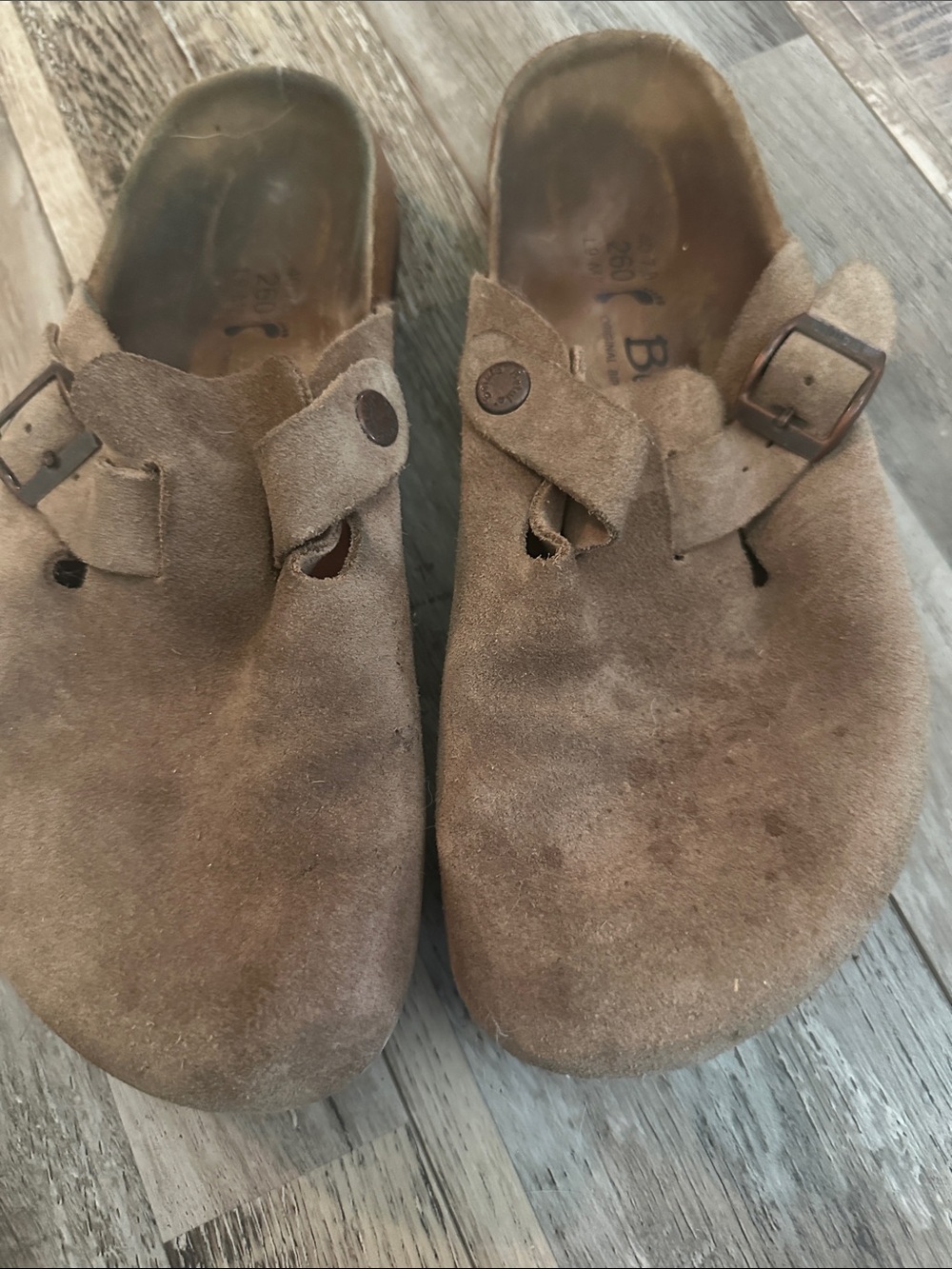 Birkenstock butela  Suede Slip-On Clogs